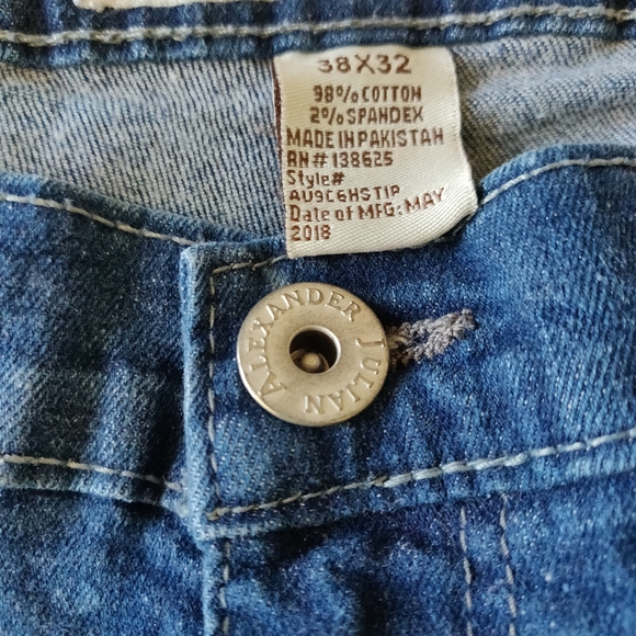 Alexander Julian Stretch Denim Jeans - Picture 2 of 12